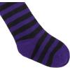 imageAmerican Trends Tights for Toddler Girls Halloween Stripped Leggings Baby Cable Knit TightsBlack Purple Stripes