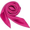 imageAmerican Trends Women Silk Feeling Scarf Satin Head Scarves Square Satin Scarf Wrap Neck Scarf Lightweight Silk Like Bandana06 Rose Red
