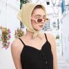 imageAmerican Trends Women Silk Feeling Scarf Satin Head Scarves Square Satin Scarf Wrap Neck Scarf Lightweight Silk Like Bandana07 Apricot