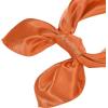 imageAmerican Trends Women Silk Feeling Scarf Satin Head Scarves Square Satin Scarf Wrap Neck Scarf Lightweight Silk Like Bandana09 Orange