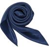 imageAmerican Trends Women Silk Feeling Scarf Satin Head Scarves Square Satin Scarf Wrap Neck Scarf Lightweight Silk Like Bandana11 Dark Blue