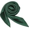 imageAmerican Trends Women Silk Feeling Scarf Satin Head Scarves Square Satin Scarf Wrap Neck Scarf Lightweight Silk Like Bandana15 Army Green