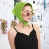 imageAmerican Trends Women Silk Feeling Scarf Satin Head Scarves Square Satin Scarf Wrap Neck Scarf Lightweight Silk Like Bandana16 Light Green