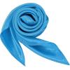 imageAmerican Trends Women Silk Feeling Scarf Satin Head Scarves Square Satin Scarf Wrap Neck Scarf Lightweight Silk Like Bandana18 Lake Blue