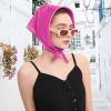 imageAmerican Trends Women Silk Feeling Scarf Satin Head Scarves Square Satin Scarf Wrap Neck Scarf Lightweight Silk Like Bandana19 Rose Red 2