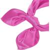 imageAmerican Trends Women Silk Feeling Scarf Satin Head Scarves Square Satin Scarf Wrap Neck Scarf Lightweight Silk Like Bandana19 Rose Red 2