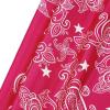 imageAmerican Trends Women Silk Feeling Scarf Satin Head Scarves Square Satin Scarf Wrap Neck Scarf Lightweight Silk Like Bandana20 Rose Red Star