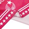 imageAmerican Trends Women Silk Feeling Scarf Satin Head Scarves Square Satin Scarf Wrap Neck Scarf Lightweight Silk Like Bandana20 Rose Red Star