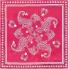 imageAmerican Trends Women Silk Feeling Scarf Satin Head Scarves Square Satin Scarf Wrap Neck Scarf Lightweight Silk Like Bandana20 Rose Red Star