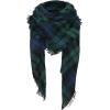 imageAmerican Trends Womens Cozy Warm Winter Fall Blanket Scarf Stylish Soft Chunky Checked Giant Scarves ShawlsGreen Navy