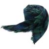 imageAmerican Trends Womens Cozy Warm Winter Fall Blanket Scarf Stylish Soft Chunky Checked Giant Scarves ShawlsGreen Navy