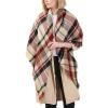 imageAmerican Trends Womens Cozy Warm Winter Fall Blanket Scarf Stylish Soft Chunky Checked Giant Scarves ShawlsPink Plaid Scarf