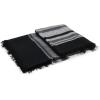 imageAmerican Trends Womens Cozy Warm Winter Fall Blanket Scarf Stylish Soft Chunky Checked Giant Scarves ShawlsWhite Black Scarf