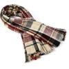 imageAmerican Trends Womens Fall Winter Scarf Plaid Tassel Soft Warm Blanket Scarves Womens Shawl WrapsPink Scarf