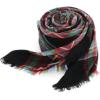 imageAmerican Trends Womens Fall Winter Scarf Plaid Tassel Soft Warm Blanket Scarves Womens Shawl WrapsRed  Black