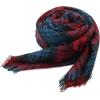 imageAmerican Trends Womens Fall Winter Scarf Plaid Tassel Soft Warm Blanket Scarves Womens Shawl WrapsScarf Red Navy