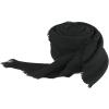 imageAmerican Trends Womens Fall Winter Scarf Plaid Tassel Soft Warm Blanket Scarves Womens Shawl WrapsSolid Black Scarf