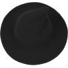 imageAmerican Trends Womens Halloween Witch Hat Wool Wizard Hat Costume Accessory Foldable Witch HatsBlack