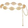 imageAmerican Trends Womens Western Belts Metal Chain Belt Country Cowgirl Belt Waist Chain Y2K Boho Concho BeltGolda