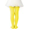 imageBallet Dance Tights for Girls Athletic Leggings Toddler Grinch Pants Soft Baby Girls Tights Stretchy InfantLight Yellow