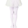 imageBallet Dance Tights for Girls Athletic Leggings Toddler Grinch Pants Soft Baby Girls Tights Stretchy InfantWhitepink