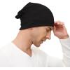 imageBeanie for MenWomen Slouchy Beanie Hats Hip Hop Skull Cap Baggy Stylish LightweightA Black