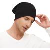 imageBeanie for MenWomen Slouchy Beanie Hats Hip Hop Skull Cap Baggy Stylish LightweightA Black