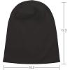 imageBeanie for MenWomen Slouchy Beanie Hats Hip Hop Skull Cap Baggy Stylish LightweightA Black