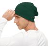 imageBeanie for MenWomen Slouchy Beanie Hats Hip Hop Skull Cap Baggy Stylish LightweightA Green