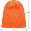 imageBeanie for MenWomen Slouchy Beanie Hats Hip Hop Skull Cap Baggy Stylish LightweightA Orange