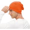 imageBeanie for MenWomen Slouchy Beanie Hats Hip Hop Skull Cap Baggy Stylish LightweightA Orange