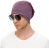 imageBeanie for MenWomen Slouchy Beanie Hats Hip Hop Skull Cap Baggy Stylish LightweightA Purple