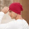 imageBeanie for MenWomen Slouchy Beanie Hats Hip Hop Skull Cap Baggy Stylish LightweightA Red