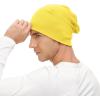 imageBeanie for MenWomen Slouchy Beanie Hats Hip Hop Skull Cap Baggy Stylish LightweightA Yellow
