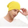 imageBeanie for MenWomen Slouchy Beanie Hats Hip Hop Skull Cap Baggy Stylish LightweightA Yellow