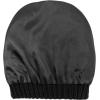 imageBeanies Women Satin Lined Beanie Winter Hats for Women Silk Lined Slouchy Beanie for Winter Warm Knit Cuffed Beanie HatA Black