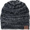 imageBeanies Women Satin Lined Beanie Winter Hats for Women Silk Lined Slouchy Beanie for Winter Warm Knit Cuffed Beanie HatBlack  Grey