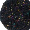 imageBeanies Women Satin Lined Beanie Winter Hats for Women Silk Lined Slouchy Beanie for Winter Warm Knit Cuffed Beanie HatBlack Mix