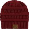 imageBeanies Women Satin Lined Beanie Winter Hats for Women Silk Lined Slouchy Beanie for Winter Warm Knit Cuffed Beanie HatBurgundy
