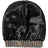 imageBeanies Women Satin Lined Beanie Winter Hats for Women Silk Lined Slouchy Beanie for Winter Warm Knit Cuffed Beanie HatDark Grey Mix