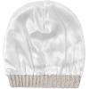 imageBeanies Women Satin Lined Beanie Winter Hats for Women Silk Lined Slouchy Beanie for Winter Warm Knit Cuffed Beanie HatLight Grey Mix