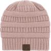 imageBeanies Women Satin Lined Beanie Winter Hats for Women Silk Lined Slouchy Beanie for Winter Warm Knit Cuffed Beanie HatLight Pink