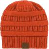 imageBeanies Women Satin Lined Beanie Winter Hats for Women Silk Lined Slouchy Beanie for Winter Warm Knit Cuffed Beanie HatOrange