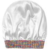 imageBeanies Women Satin Lined Beanie Winter Hats for Women Silk Lined Slouchy Beanie for Winter Warm Knit Cuffed Beanie HatPink Mix