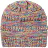 imageBeanies Women Satin Lined Beanie Winter Hats for Women Silk Lined Slouchy Beanie for Winter Warm Knit Cuffed Beanie HatPink Mix
