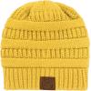 imageBeanies Women Satin Lined Beanie Winter Hats for Women Silk Lined Slouchy Beanie for Winter Warm Knit Cuffed Beanie HatR Yellow