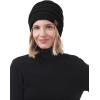 imageBeanies Women Satin Lined Beanie Winter Hats for Women Silk Lined Slouchy Beanie for Winter Warm Knit Cuffed Beanie HatZ Blackdark Greyblack Mixblack Grey