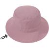 imageBucket hat for Women Men Waterproof Wide Brim Sun Hats Foldable Boonie Safari Fishing Hiking Beach HatsPink