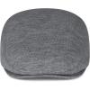imageNewsboy Flat Cap Hats for Men  Vintage Ivy Cabbie Driving Fitted CapDeep Grey