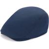 imageNewsboy Flat Cap Hats for Men  Vintage Ivy Cabbie Driving Fitted CapNavy